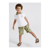 Mayoral Boys Turtle Green Printed Shorts